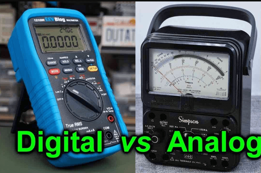 Digital over Analog Multimeters