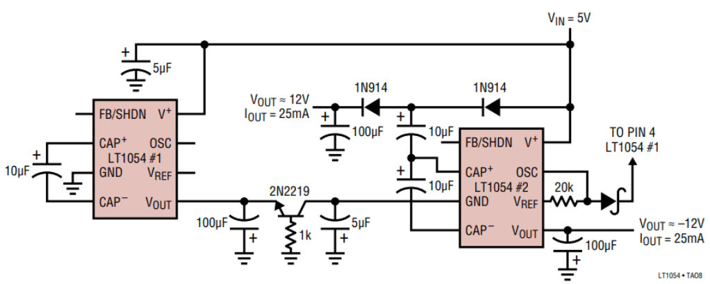 5V to ±12V Converter