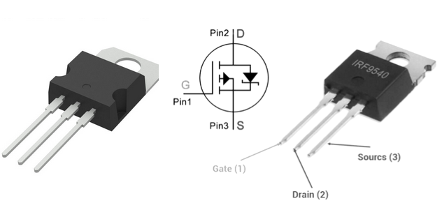 IRF740 Pin Configuration