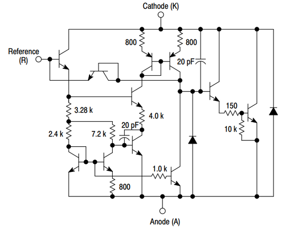 TL431A Representative Schematic Diagram