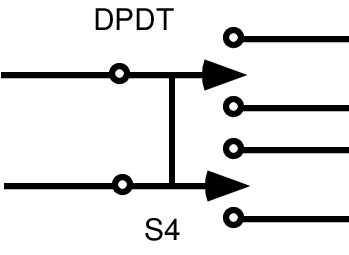 Double Pole, Double Throw (DPDT) Switch Diagram