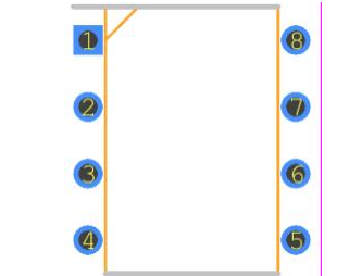 OPA2134PA Footprint