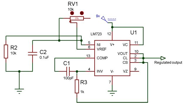 LM723 Circuit