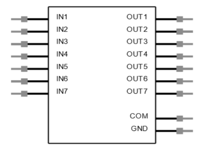 ULN2003 Symbol