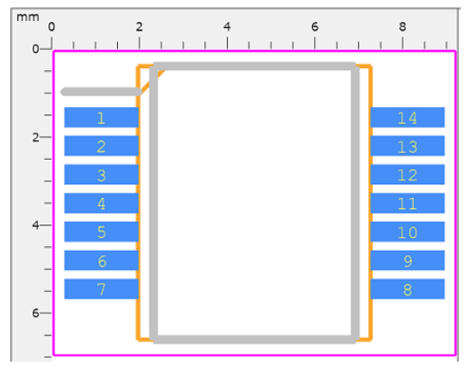 74HCT00 Footprint 