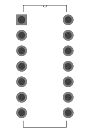 LM723 Footprint